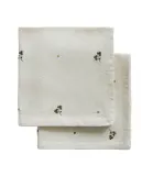 Zara Home столовая салфетка из хлопка, вышивка, 45 45 см (комплект 2 шт.) — фото 2