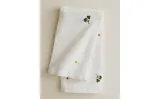 Zara Home столовая салфетка из хлопка, вышивка, 45 45 см (комплект 2 шт.) — фото 3