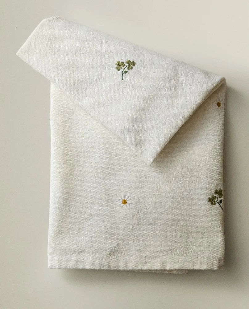 Zara Home кухонное полотенце из хлопка, вышивка, 70 50 см · 3291/026