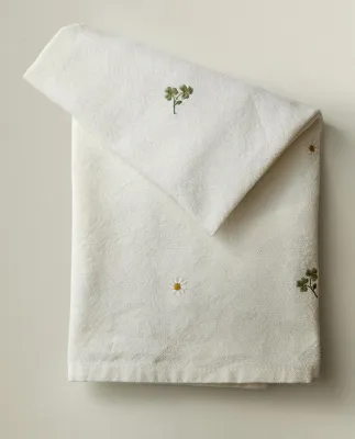 Zara Home кухонное полотенце из хлопка, вышивка, 70 50 см · 3291/026
