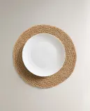 Zara Home сервировочная салфетка из смесовой ткани, диаметр 38 см · 4239/023 — фото 3