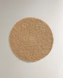 Zara Home сервировочная салфетка из смесовой ткани, диаметр 38 см · 4239/023 — фото 5