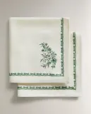 Zara Home столовая салфетка из хлопка, цветочный мотив, 45 45 см (комплект 2 шт.) · 2292/022 — фото 6