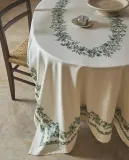 Zara Home скатерть из хлопка, цветочный мотив, 250 150 см · 2292/021 — фото 1