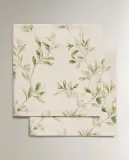 Zara Home столовая салфетка из хлопка, цветочный мотив, 45 45 см (комплект 2 шт.) · 4253/022 — фото 3