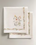Zara Home столовая салфетка из хлопка, цветочный мотив, 45 45 см (комплект 2 шт.) · 5298/022 — фото 2