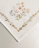 Zara Home столовая салфетка из хлопка, цветочный мотив, 45 45 см (комплект 2 шт.) · 5298/022 — фото 4