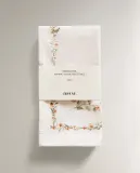Zara Home столовая салфетка из хлопка, цветочный мотив, 45 45 см (комплект 2 шт.) · 5298/022 — фото 8