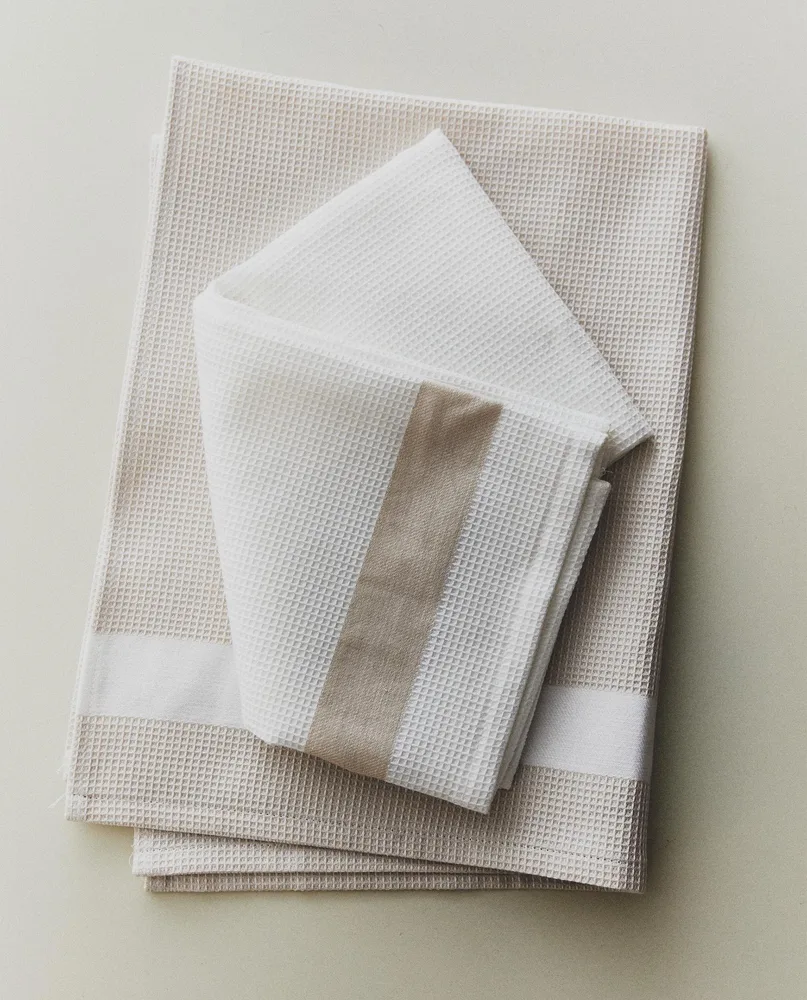 Zara Home кухонное полотенце из хлопка, 60 40 см (комплект 2 шт.) · 5252/026