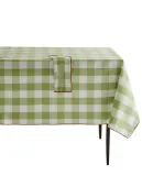 Zara Home скатерть из хлопка, клетка, 160 120 см — фото 6