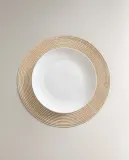 Zara Home сервировочная салфетка из льна, диаметр 38 см (комплект 2 шт.) — фото 3