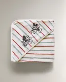 Zara Home Детское полотенце с капюшоном из хлопка, жёлтый — фото 3