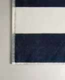 Zara Home Банное полотенце из хлопка, в полоску — фото 3