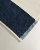 Zara Home Банное полотенце из хлопка, в полоску — фото 4