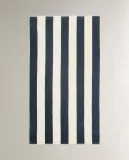 Zara Home Банное полотенце из хлопка, в полоску — фото 6