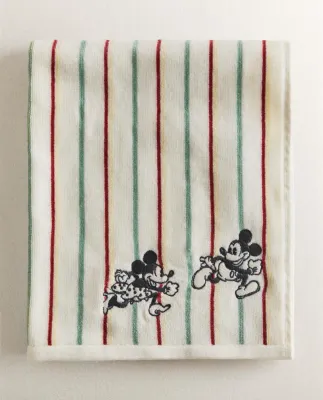 Zara Home Полотенце для лица и рук из хлопка, жёлтый, 90x50 см