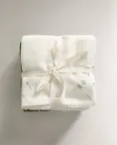 Zara Home Полотенце для лица и рук из хлопка, экрю, 30x30 см (3 шт.) · 4601/724 — фото 5