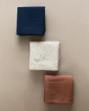 Zara Home Муслиновые салфетки из хлопка, экрю, 55x55 см (3 шт.) · 4602/767 — фото 1