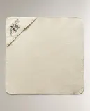 Zara Home Детское полотенце с капюшоном из хлопка, жёлтый, 80x80 см — фото 4