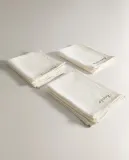 Zara Home Муслиновые салфетки из хлопка, z amana biel, 45x45 см (7 шт.) — фото 6
