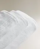 Zara Home Полотенце для лица и рук из хлопка, в полоску · 1513/013 — фото 3