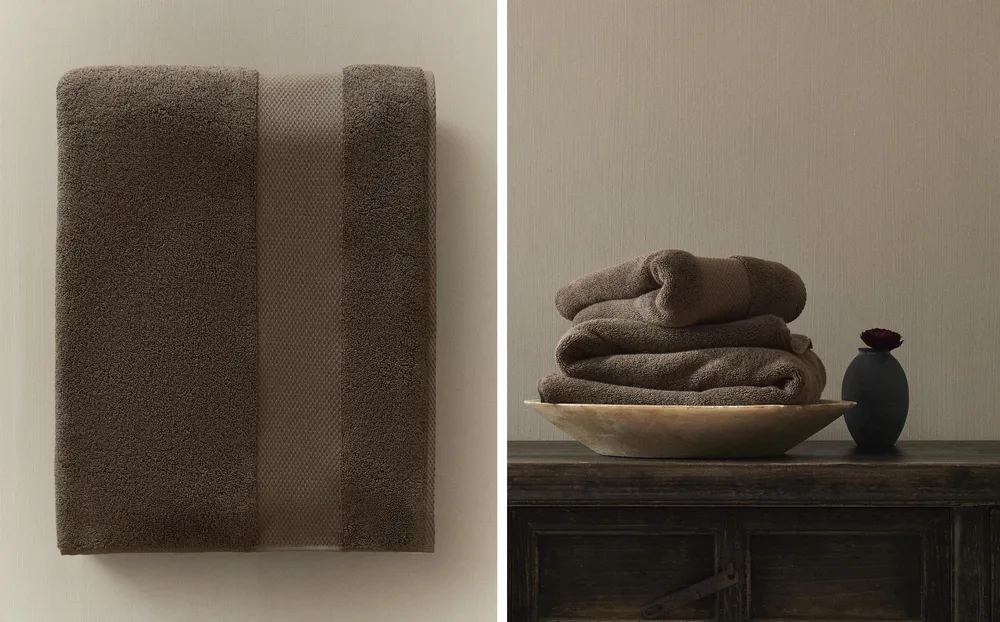 Zara Home Полотенце для лица и рук из хлопка · 8586/013