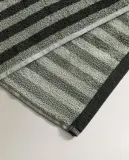 Zara Home Полотенце для лица и рук из хлопка, зелёный, в полоску · 1518/013 — фото 5