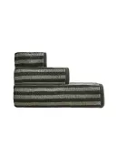 Zara Home Полотенце для лица и рук из хлопка, зелёный, в полоску · 1518/013 — фото 7