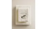 Zara Home Полотенце для лица и рук из хлопка, кремовый — фото 8