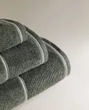 Zara Home Полотенце для лица и рук из хлопка, зелёный · 1588/013 — фото 7