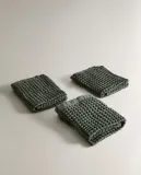 Zara Home Набор полотенец из хлопка, 30x30 см (3 шт.) · 6546/002 — фото 2