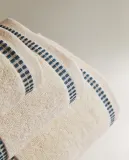 Zara Home Полотенце для лица и рук из хлопка, слоновая кость · 2592/013 — фото 6