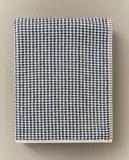 Zara Home Полотенце для лица и рук из хлопка, тёмно-синий — фото 1