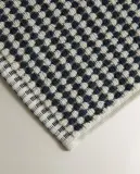 Zara Home Полотенце для лица и рук из хлопка, тёмно-синий — фото 4