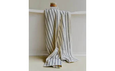 Zara Home Полотенце для лица и рук из хлопка, в полоску · 9545/013