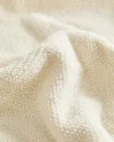 Zara Home Полотенце для лица и рук из хлопка, слоновая кость · 2594/013 — фото 5