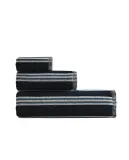 Zara Home Полотенце для лица и рук из хлопка, синий, в полоску · 2543/013 — фото 5