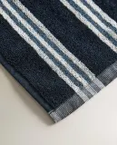 Zara Home Полотенце для лица и рук из хлопка, синий, в полоску · 2543/013 — фото 6