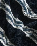 Zara Home Полотенце для лица и рук из хлопка, синий, в полоску · 2543/013 — фото 7