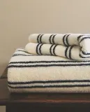 Zara Home Полотенце для лица и рук из хлопка, в полоску · 9547/013 — фото 8