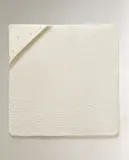 Zara Home Детское полотенце с капюшоном из хлопка, кремовый, 80x80 см — фото 3