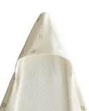 Zara Home Детское полотенце с капюшоном из хлопка, кремовый, 80x80 см — фото 7