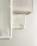 Zara Home Полотенце для лица и рук из хлопка, кремовый, 30x30 см — фото 3
