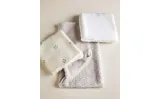 Zara Home Полотенце для лица и рук из хлопка, кремовый, 30x30 см — фото 8