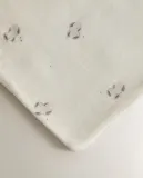 Zara Home Полотенце для лица и рук из хлопка, кремовый, 90x50 см — фото 3