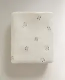 Zara Home Полотенце для лица и рук из хлопка, кремовый, 90x50 см — фото 7