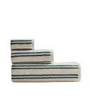 Zara Home Полотенце для лица и рук из хлопка, синий, в полоску · 2540/013 — фото 7