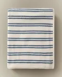 Zara Home Полотенце для лица и рук из хлопка, синий, в полоску · 2540/013 — фото 8