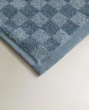 Zara Home Полотенце для лица и рук из хлопка, синий — фото 5