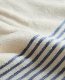Zara Home Полотенце для лица и рук из хлопка, синий, в полоску · 7549/013 — фото 8